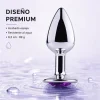 ANAL PLUG EROS METAL MEDIUM PURPLE