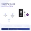 ANAL PLUG EROS METAL MEDIUM PURPLE