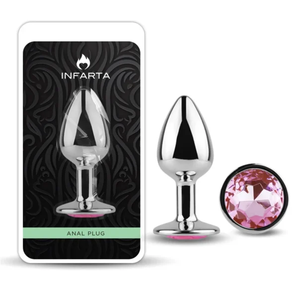 ANAL PLUG EROS METAL MEDIUM PINK