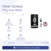 ANAL PLUG EROS METAL MEDIUM PINK