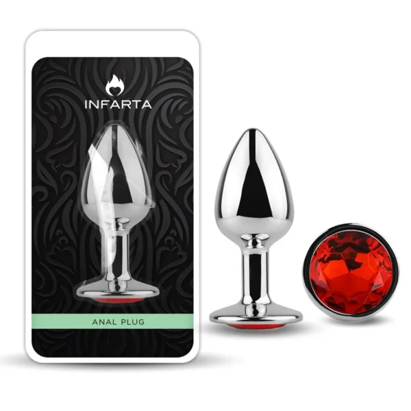 ANAL PLUG EROS METAL SMALL RED