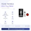 ANAL PLUG EROS METAL SMALL RED