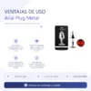 ANAL PLUG EROS METAL SMALL RED