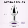 ANAL PLUG EROS METAL SMALL PURPLE