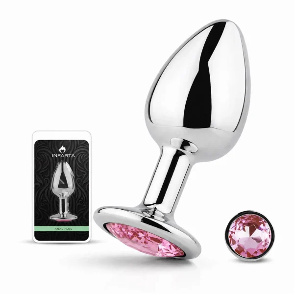 ANAL PLUG EROS METAL SMALL PINK