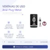 ANAL PLUG EROS METAL SMALL PINK