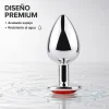 ANAL PLUG EROS METAL LARGE RED