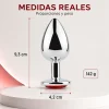ANAL PLUG EROS METAL LARGE RED