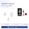 ANAL PLUG EROS METAL LARGE RED