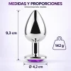 ANAL PLUG EROS METAL LARGE PURPLE