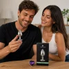 ANAL PLUG HEART LOVE METAL SMALL PURPLE