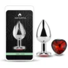 ANAL PLUG HEART LOVE METAL LARGE RED