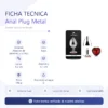 ANAL PLUG HEART LOVE METAL LARGE RED