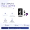 ANAL PLUG HEART LOVE METAL LARGE PURPLE