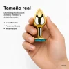 ANAL PLUG EROS GOLD METAL SMALL LIGHTBLUE