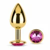 ANAL PLUG EROS GOLD METAL MEDIUM ROSY