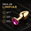 ANAL PLUG EROS GOLD METAL MEDIUM ROSY