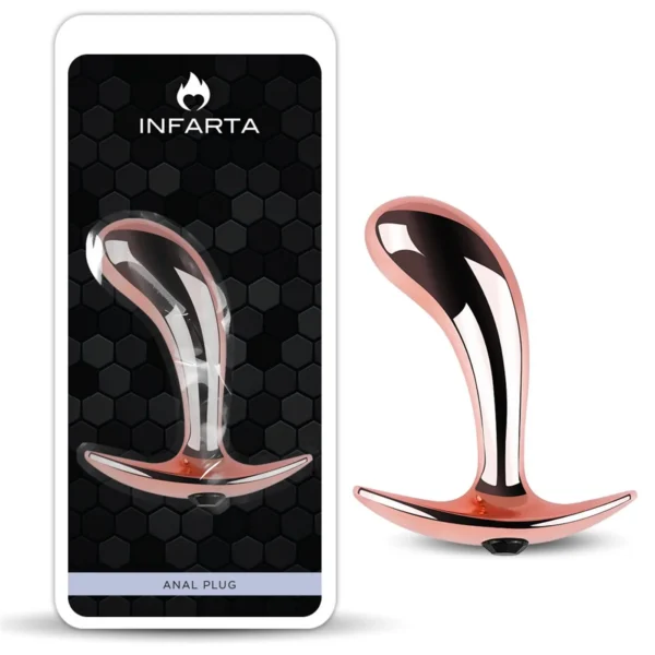 ANAL PLUG ERGO ROSE METAL SMALL