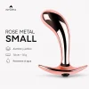 ANAL PLUG ERGO ROSE METAL SMALL
