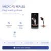 ANAL PLUG ERGO ROSE METAL SMALL