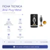 ANAL PLUG LUNA METAL SMALL GOLDEN