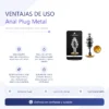 ANAL PLUG LUNA METAL SMALL GOLDEN
