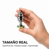 ANAL PLUG LUNA METAL MEDIUM RAINBOW