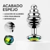 ANAL PLUG LUNA METAL MEDIUM RAINBOW