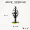 ANAL PLUG LUNA METAL MEDIUM RAINBOW