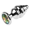 ANAL PLUG LUNA METAL MEDIUM RAINBOW