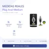 ANAL PLUG LUNA METAL MEDIUM RAINBOW