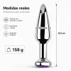 ANAL PLUG TITAN METAL MEDIUM DARK PURPLE