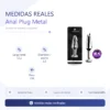 ANAL PLUG TITAN METAL MEDIUM DARK PURPLE