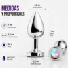 ANAL PLUG PHOTON METAL SMALL