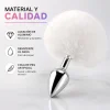 ANAL PLUG BUNNY METAL SMALL WHITE