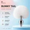 ANAL PLUG BUNNY METAL SMALL WHITE