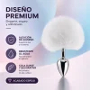 ANAL PLUG BUNNY METAL SMALL WHITE