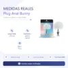 ANAL PLUG BUNNY METAL SMALL WHITE
