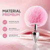 ANAL PLUG BUNNY METAL SMALL PINK