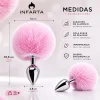 ANAL PLUG BUNNY METAL SMALL PINK