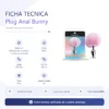 ANAL PLUG BUNNY METAL SMALL PINK