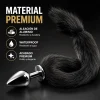 ANAL PLUG TAIL METAL SMALL BLACK