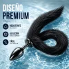 ANAL PLUG TAIL METAL SMALL BLACK