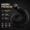 ANAL PLUG TAIL METAL SMALL BLACK