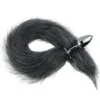 ANAL PLUG TAIL METAL SMALL BLACK