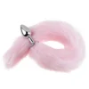 ANAL PLUG TAIL METAL SMALL PINK