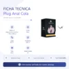 ANAL PLUG TAIL METAL SMALL PINK