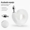 ANAL PLUG TAIL METAL SMALL WHITE