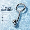 ANAL RING HOOK STEEL SMALL