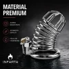 CHASTITY HELIX SHIELD METAL MEDIUM